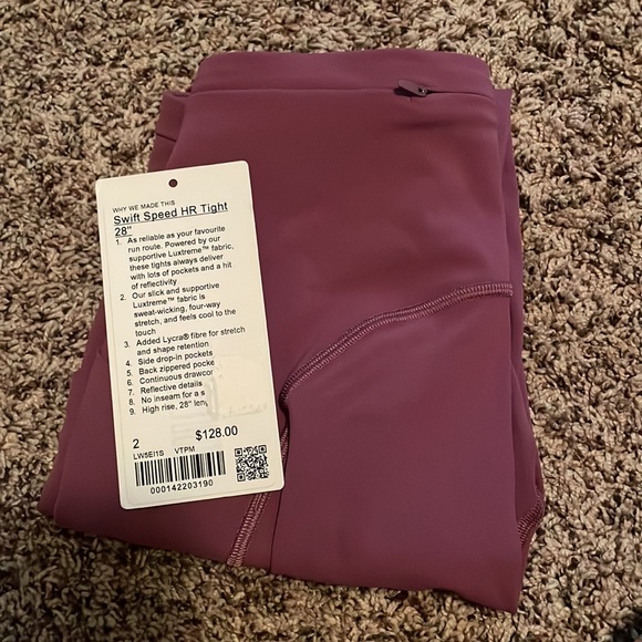 LULULUEMON swift speed HR tight 28” VTPM - Picture 6 of 6